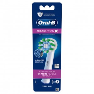 Ostatní Kartáčové hlavy Oral-B CrossAction X-Filament Bílé | CZ_OB82340