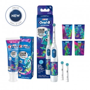 Svazky Oral-B Crest Color Changing Battery Bílé Blankyt | CZ_OB95829