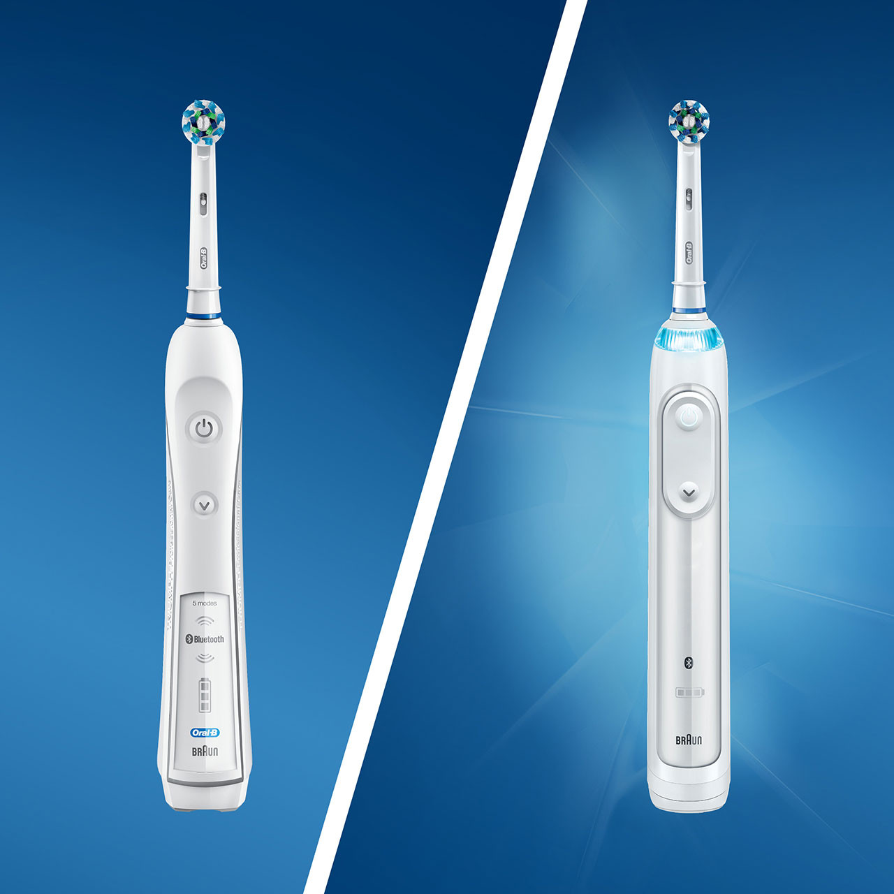 Chytrá řada Oral-B Smart 5000 with Bluetooth Bílé | CZ_OB93417