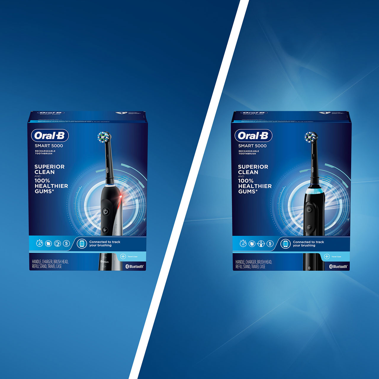 Chytrá řada Oral-B Smart 5000 with Bluetooth Černé | CZ_OB67618