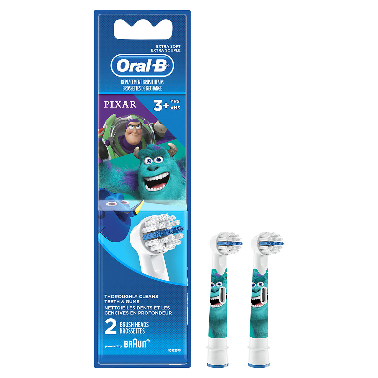 Náhradní kartáčkové hlavy Oral-B Extra Soft Replacement Zelene | CZ_OB90149