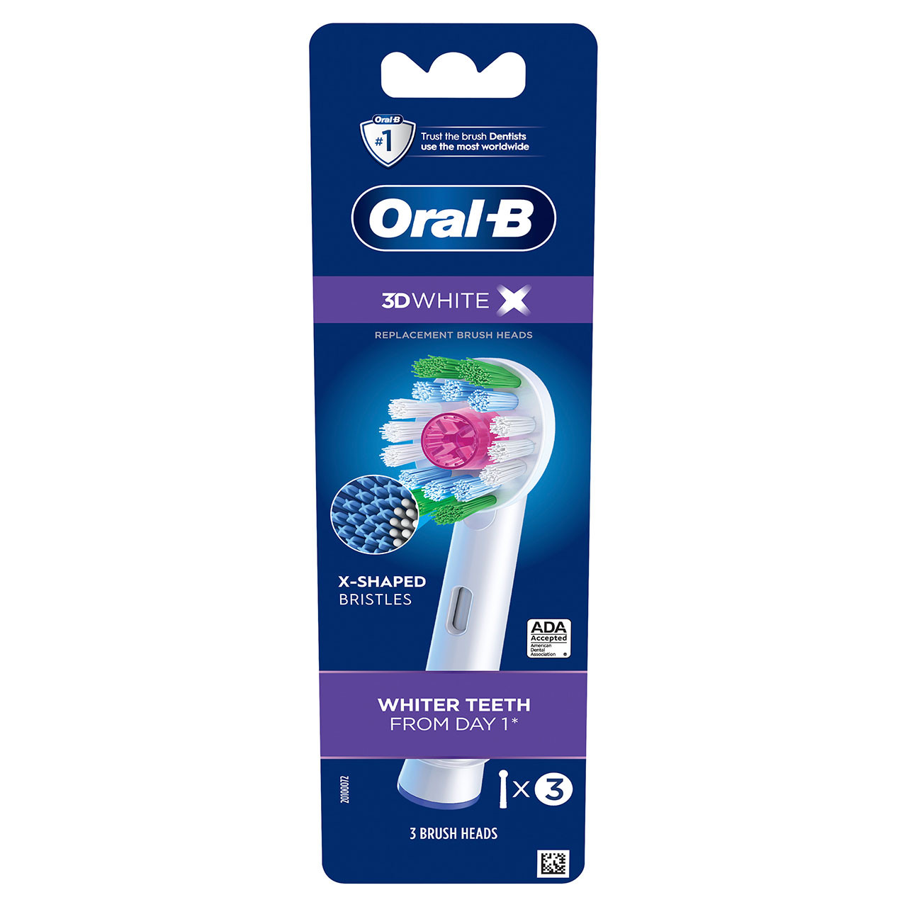 Ostatní Kartáčové hlavy Oral-B 3D White Electric Toothbrush Bílé | CZ_OB74171