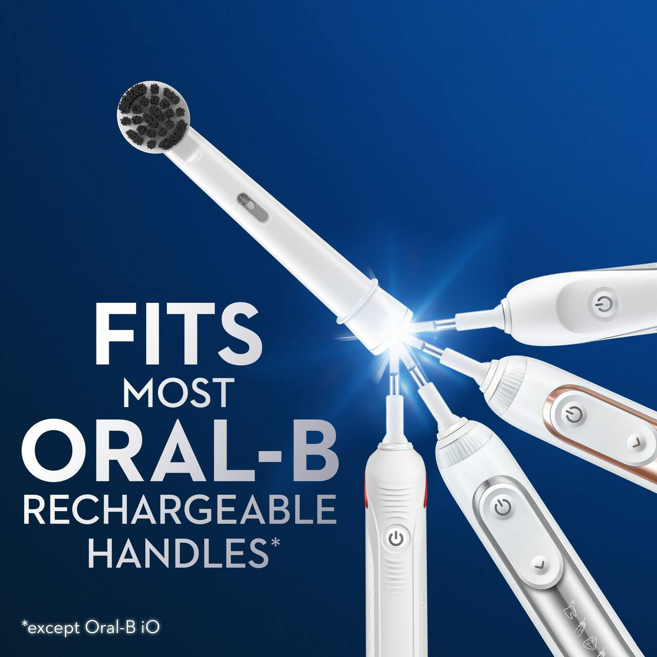 Ostatní Kartáčové hlavy Oral-B Charcoal bristles Šedé | CZ_OB93939