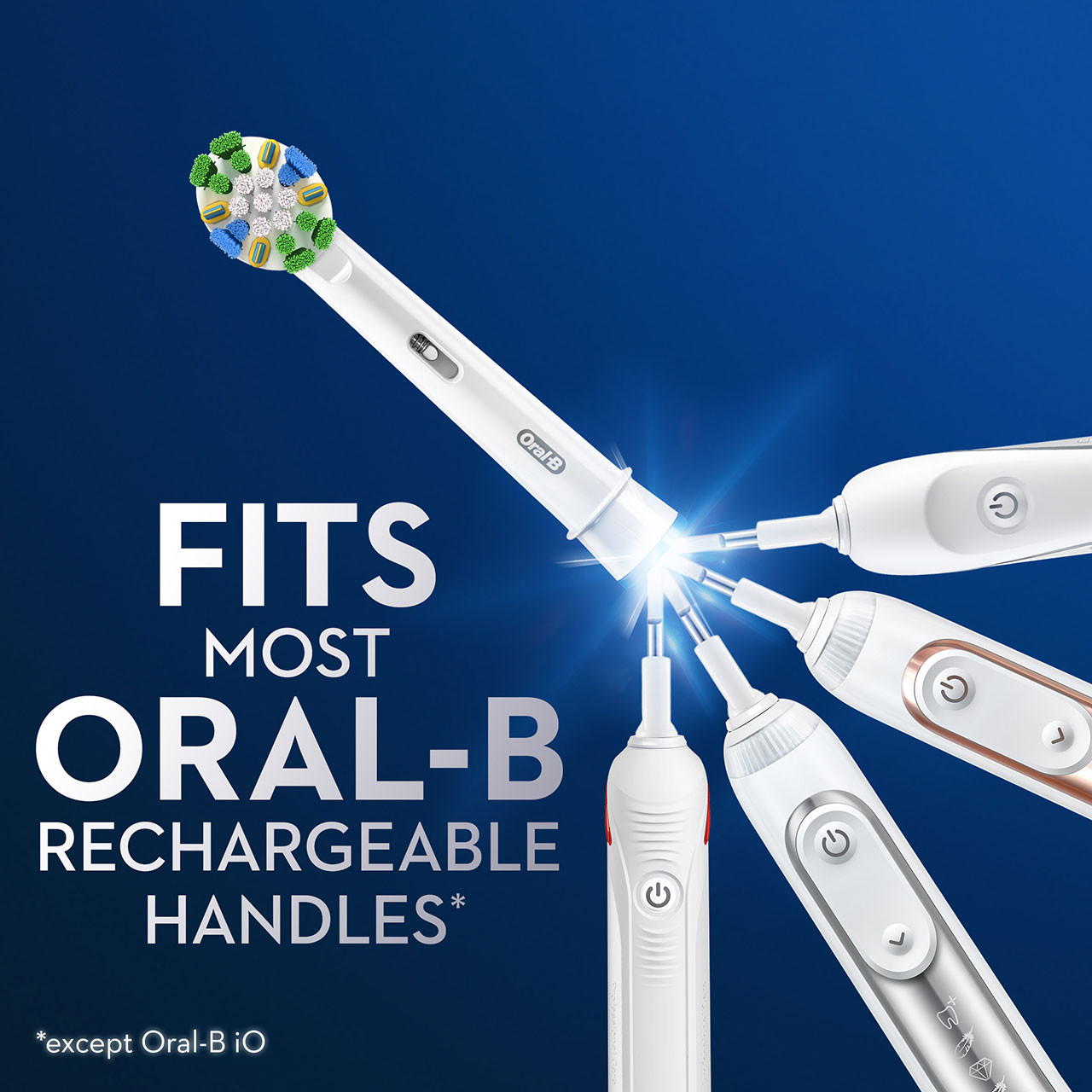 Ostatní Kartáčové hlavy Oral-B FlossAction X-Filament Bílé | CZ_OB86901