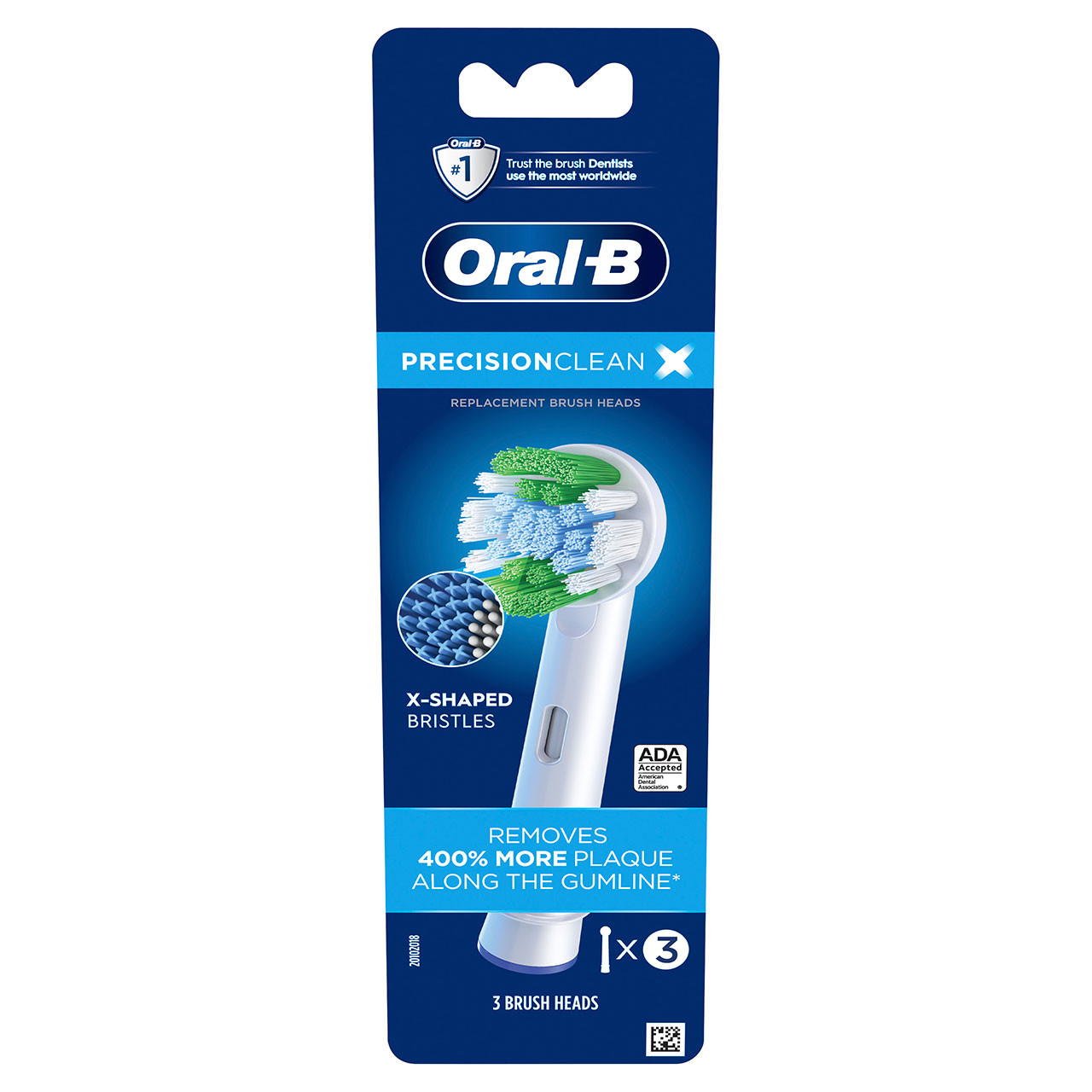 Ostatní Kartáčové hlavy Oral-B Precision Clean X-Filament Bílé | CZ_OB29106