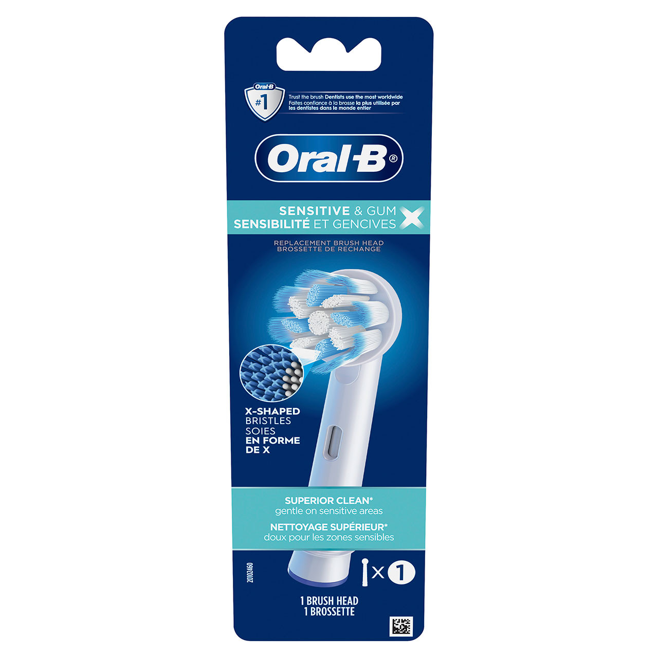 Ostatní Kartáčové hlavy Oral-B Sensitive & Gum X X-Filament Bílé | CZ_OB93230