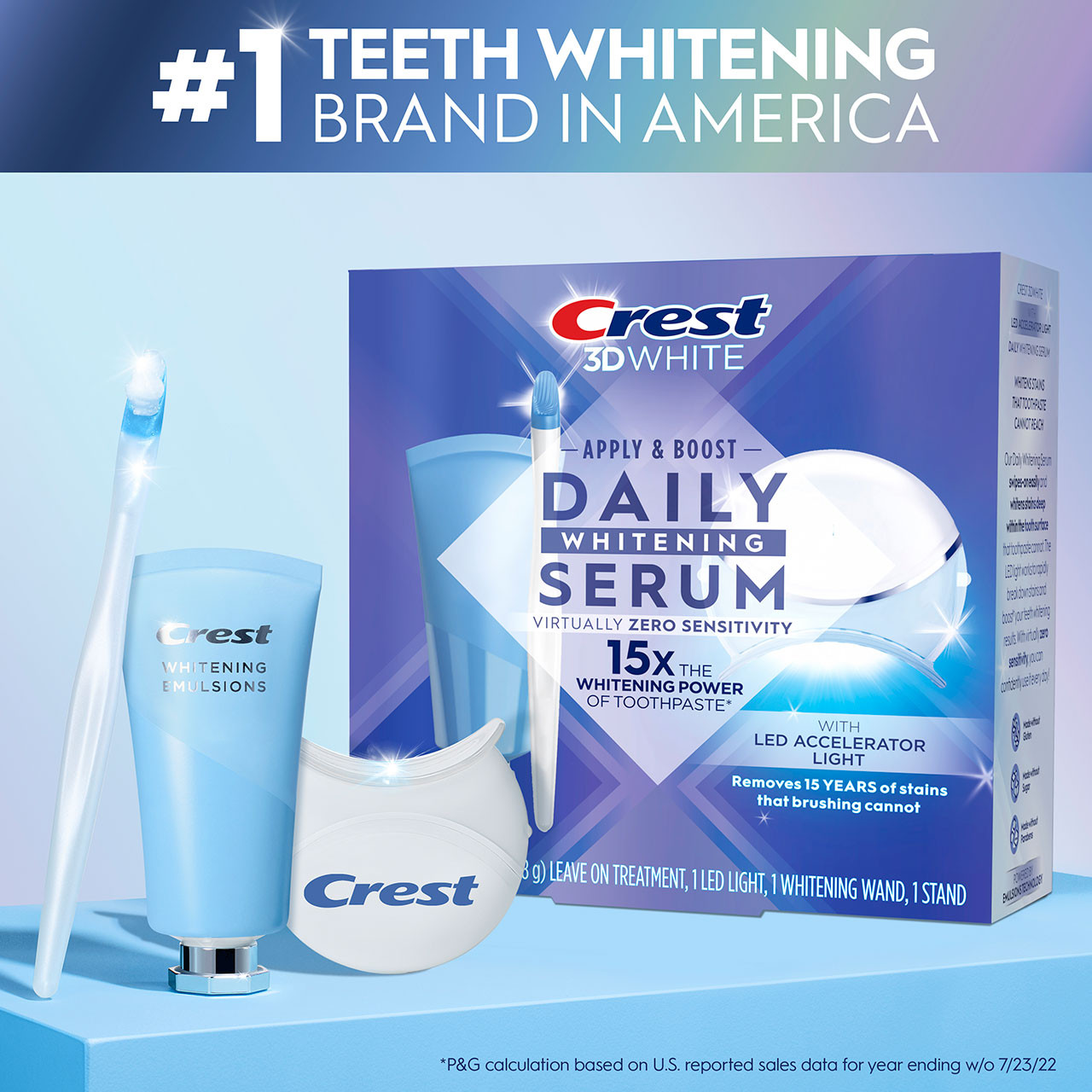 Příslušenství Oral-B Crest 3DWhite Daily Whitening Serum with LED Světle | CZ_OB27416