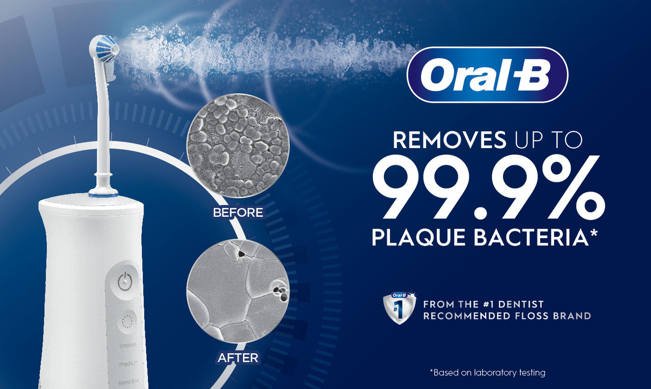 Příslušenství Oral-B Water Flosser Advanced, Portable Oral Irrigator Handle Bílé | CZ_OB15484