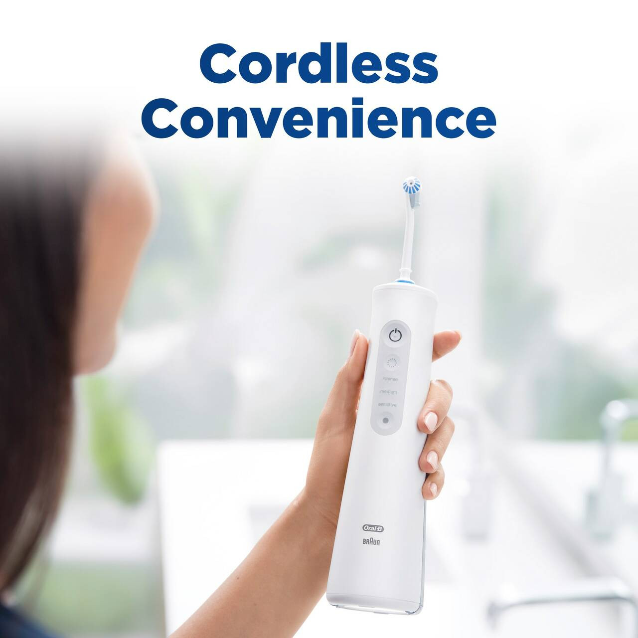 Příslušenství Oral-B Water Flosser Advanced, Portable Oral Irrigator Handle Bílé | CZ_OB15484