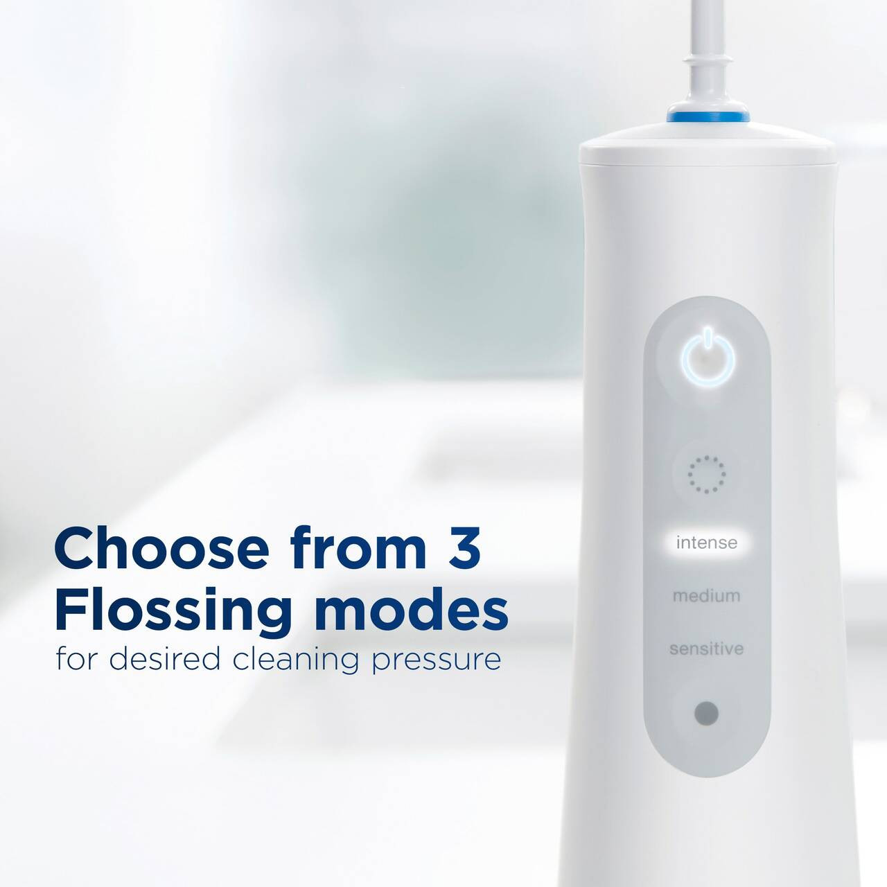 Příslušenství Oral-B Water Flosser Advanced, Portable Oral Irrigator Handle Bílé | CZ_OB15484