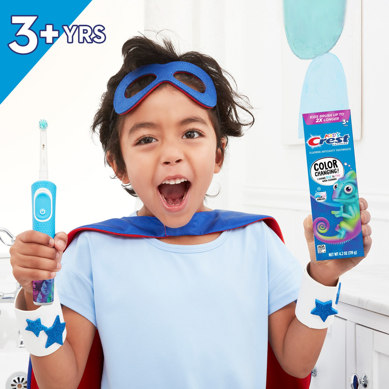 Svazky Oral-B Crest Kids Enamel + Cavity Protection Bílé Blankyt | CZ_OB63778