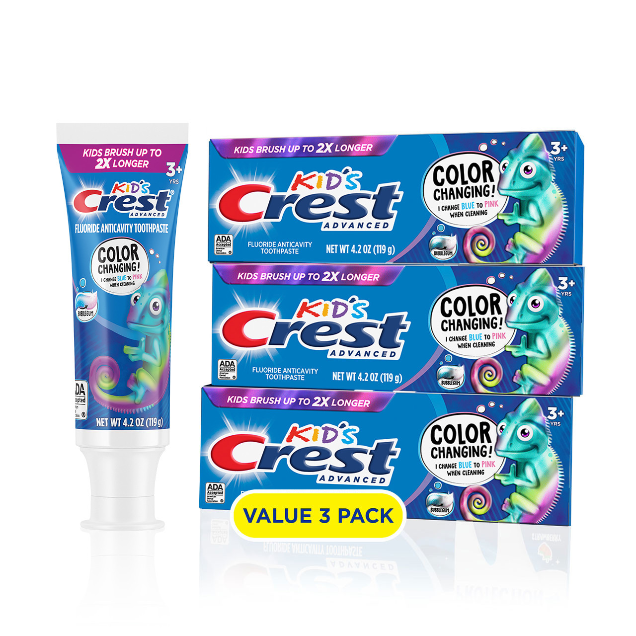 Svazky Oral-B Crest Kids Enamel + Cavity Protection Bílé Blankyt | CZ_OB63778