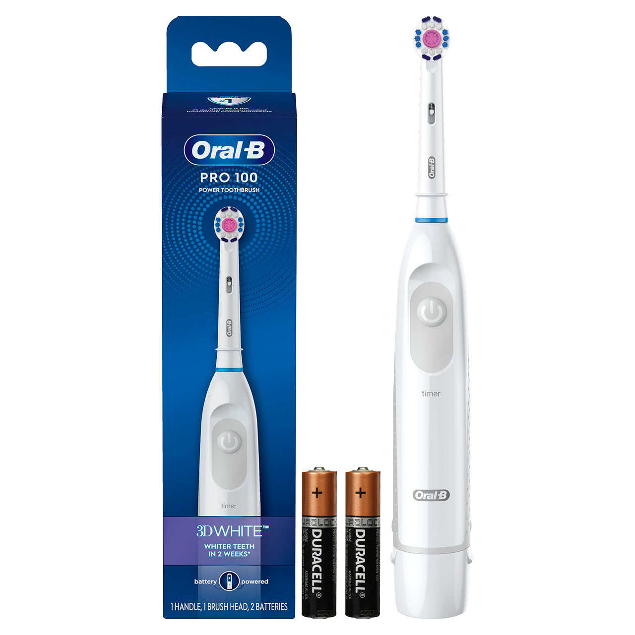 Řada Pro Oral-B Pro 100 3d Bílé | CZ_OB50845