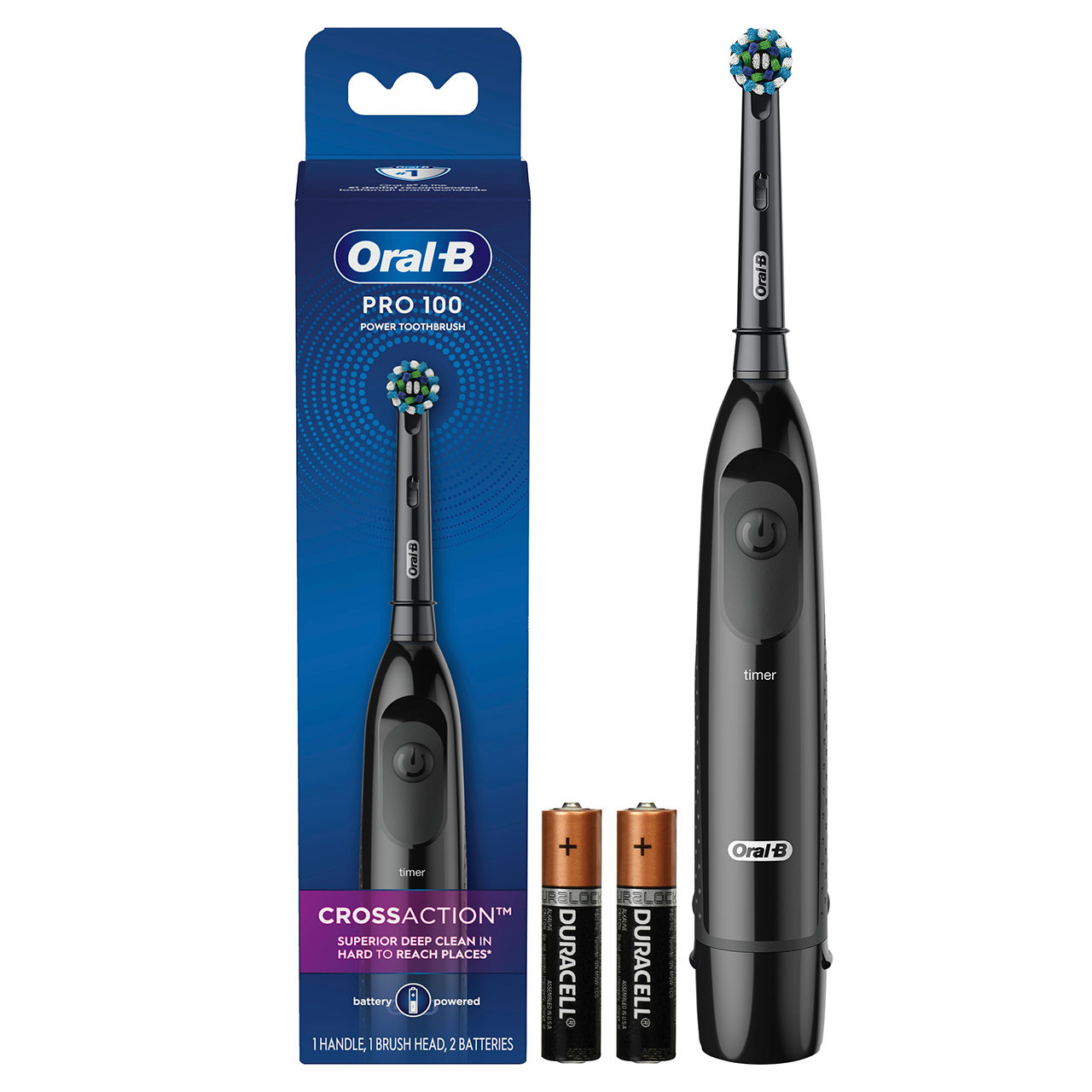 Řada Pro Oral-B Pro 100 Crossaction Černé | CZ_OB93063