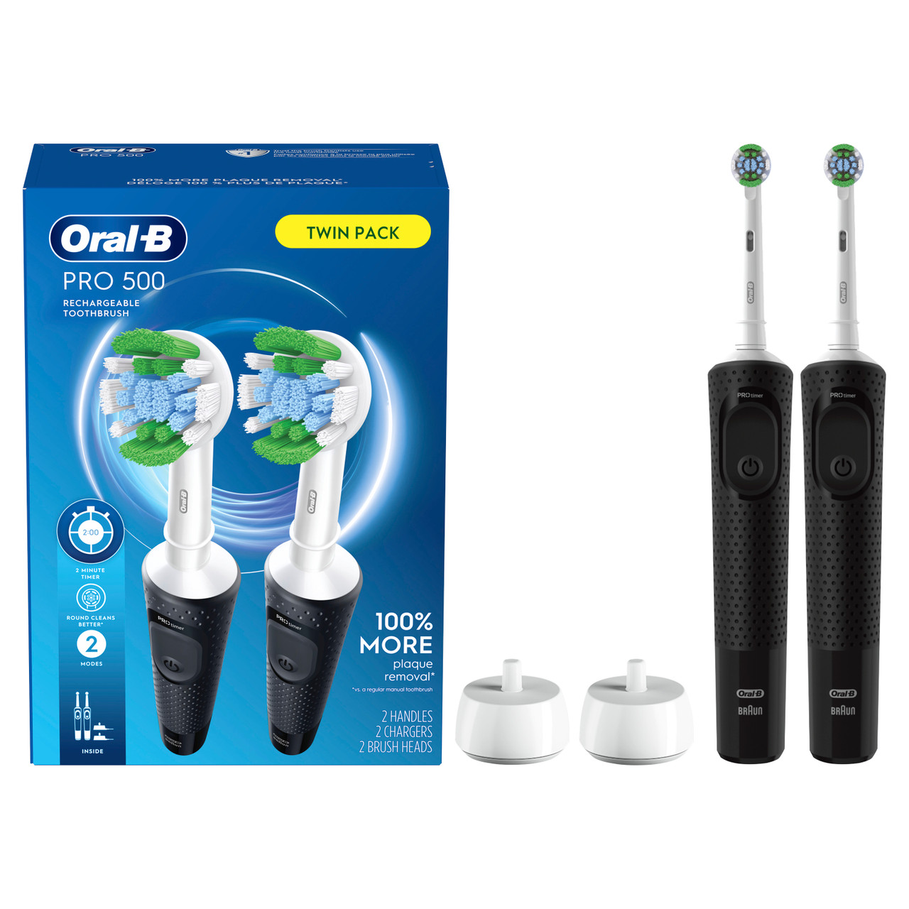 Řada Pro Oral-B Pro 500 Rechargeable Černé | CZ_OB40836