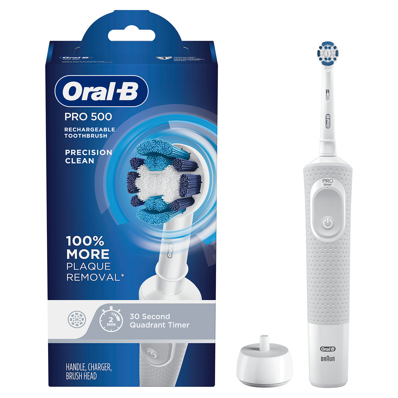 Řada Pro Oral-B Pro 500 Series Bílé Šedé | CZ_OB79052