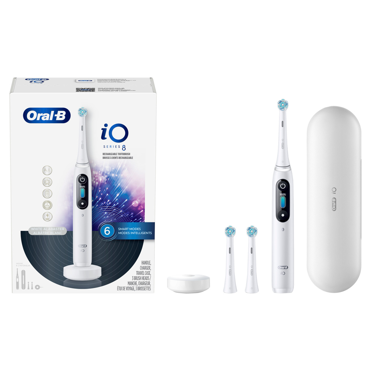 Řada iO Oral-B iO Series 8 Bílé | CZ_OB98909