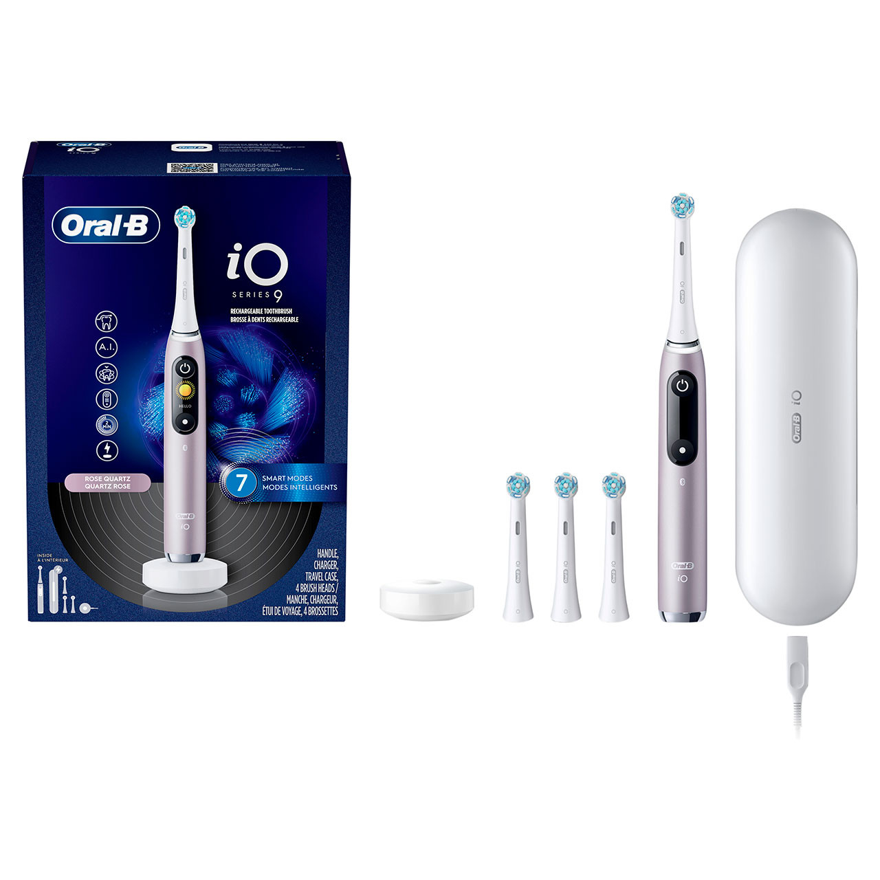 Řada iO Oral-B iO Series 9 Rechargeable Růžové | CZ_OB81126