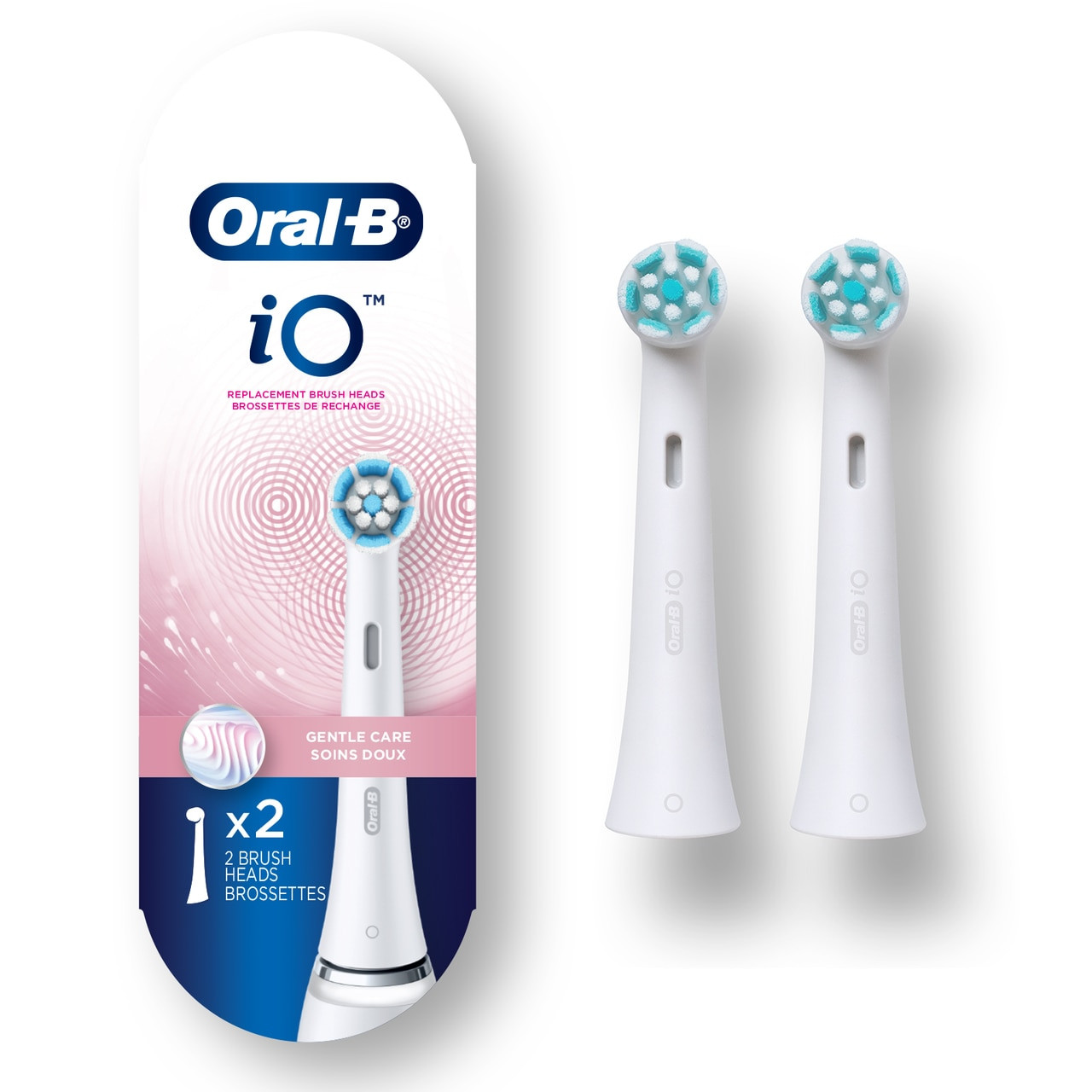 iO kartáčové hlavy Oral-B iO Gentle Care Bílé | CZ_OB75281