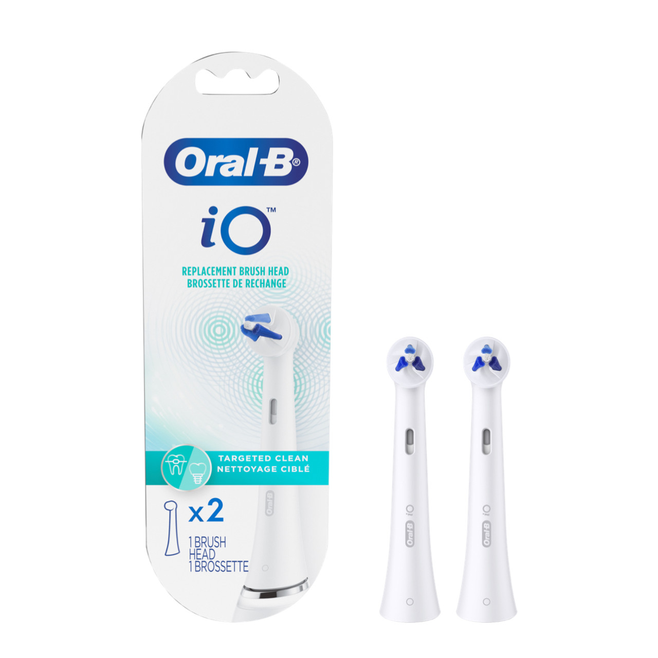 iO kartáčové hlavy Oral-B iO Targeted Clean Bílé | CZ_OB34322